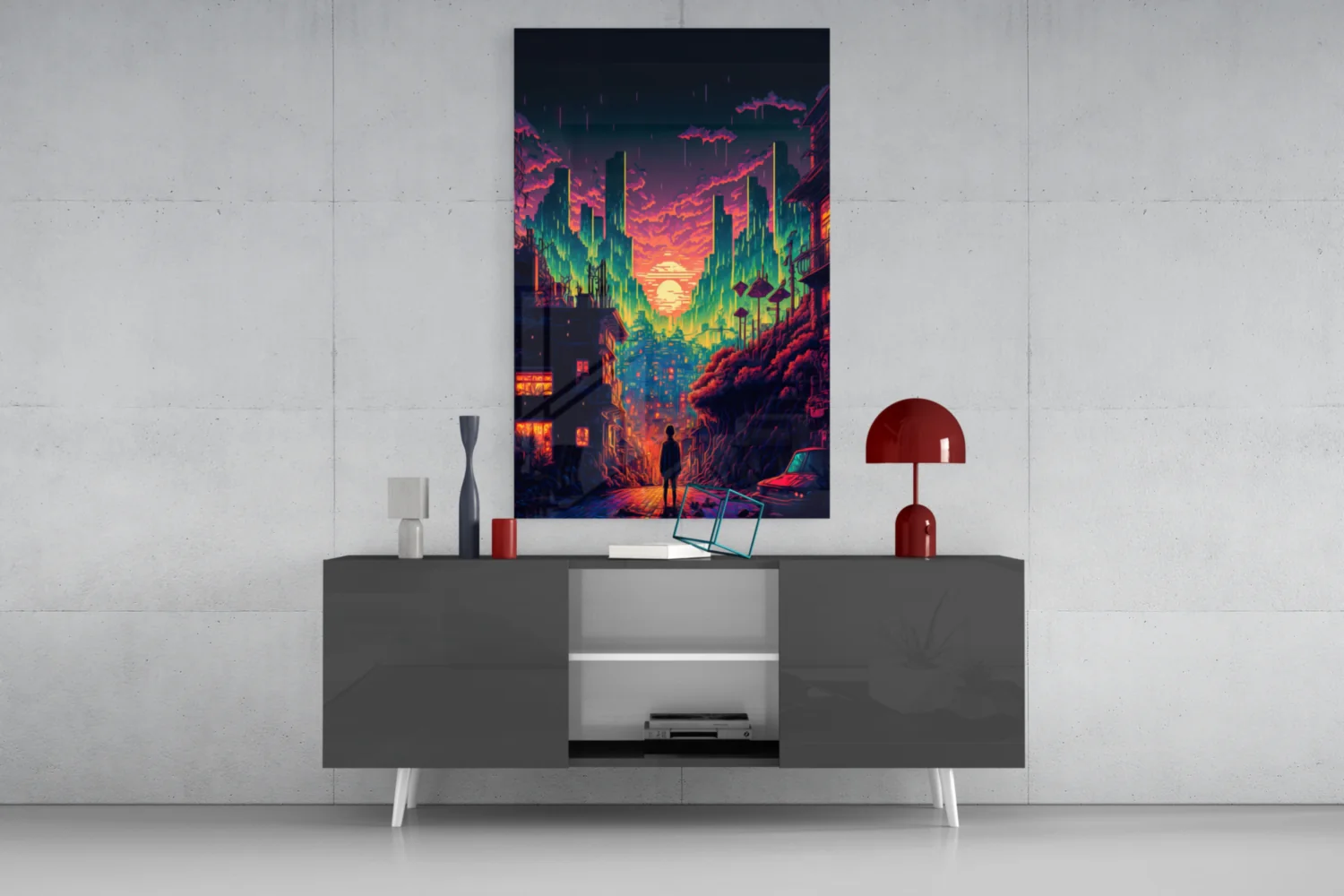 Walk to the New Life Glass Wall Art  || Designers Collection - Image 9