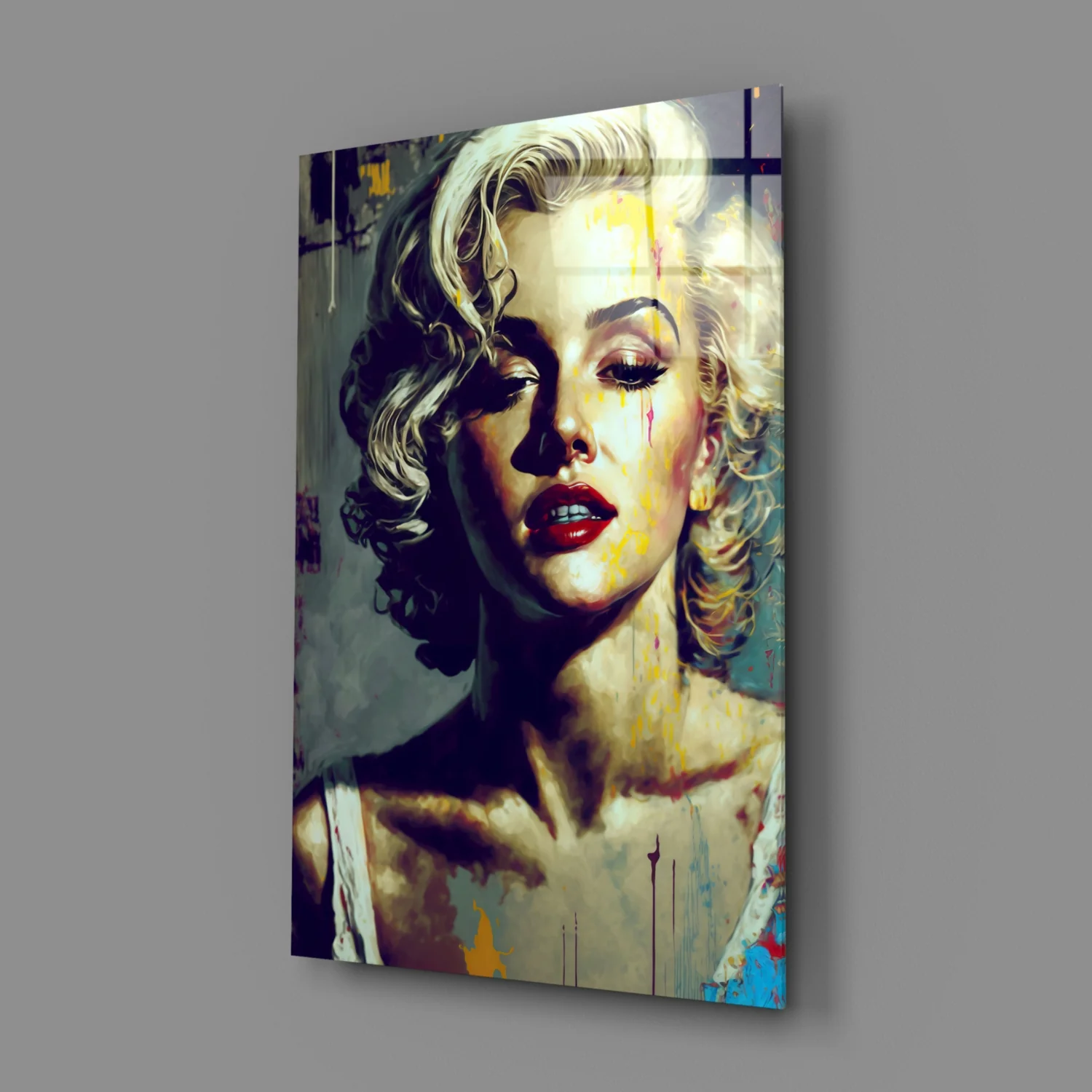 Marilyn Monroe Glass Wall Art || Designer Collection - Image 3