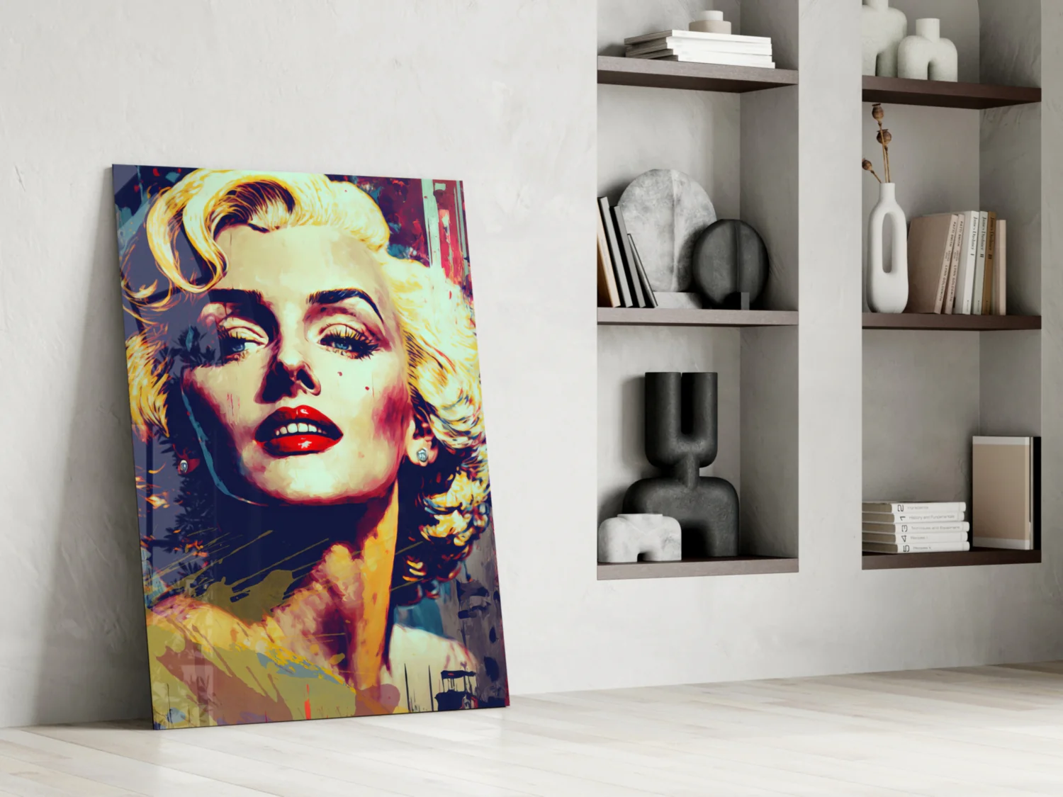 Marilyn Monroe Glass Wall Art  || Designer Collection - Image 7
