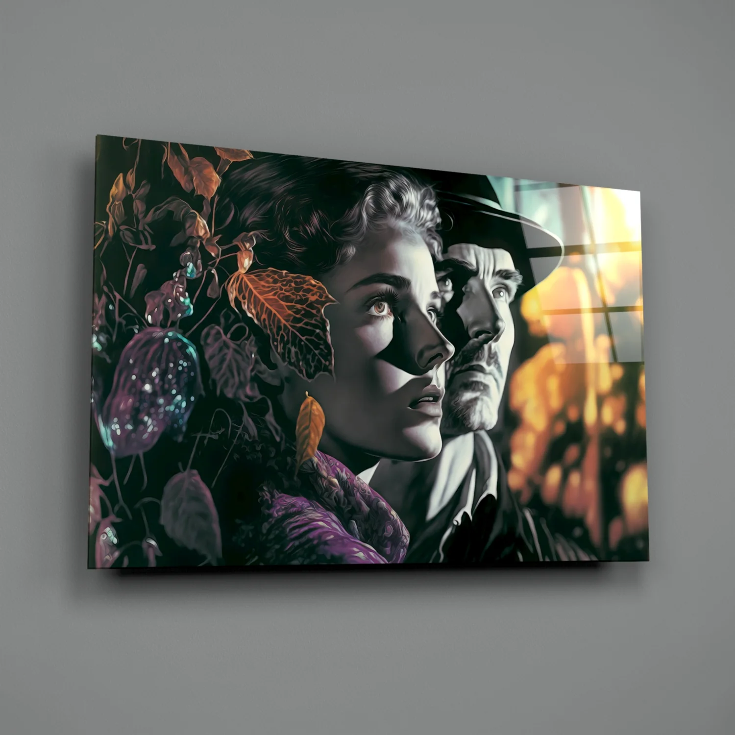 Nostalgic Scenes Glass Wall Art || Designer Collection - Image 3