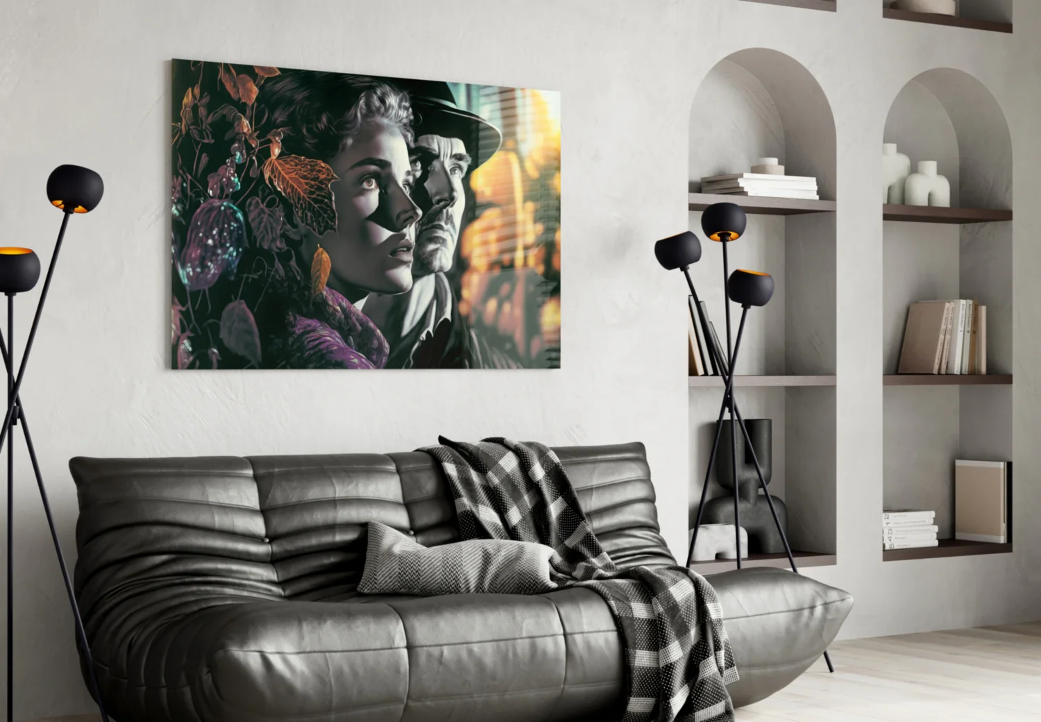 Nostalgic Scenes Glass Wall Art || Designer Collection - Image 5