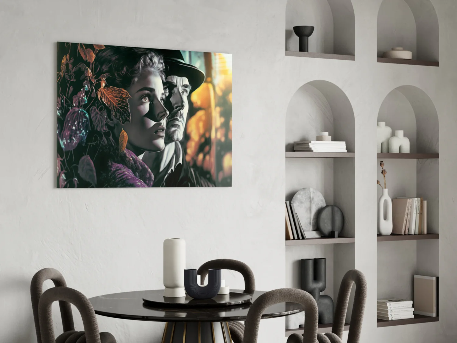 Nostalgic Scenes Glass Wall Art || Designer Collection - Image 6