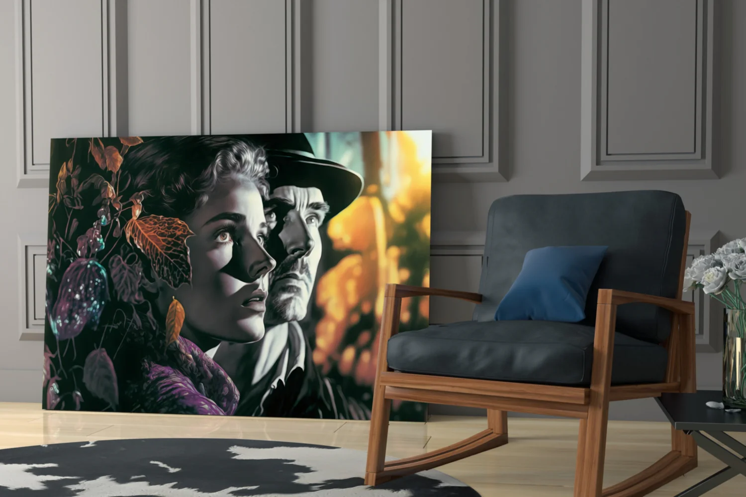 Nostalgic Scenes Glass Wall Art || Designer Collection - Image 7