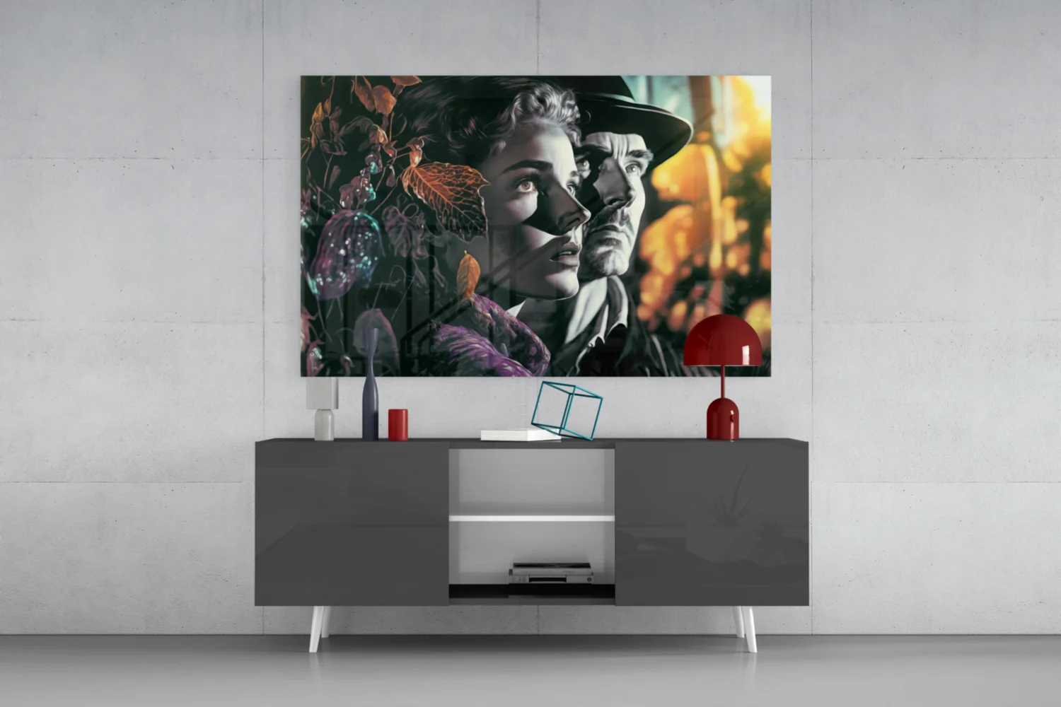 Nostalgic Scenes Glass Wall Art || Designer Collection - Image 9
