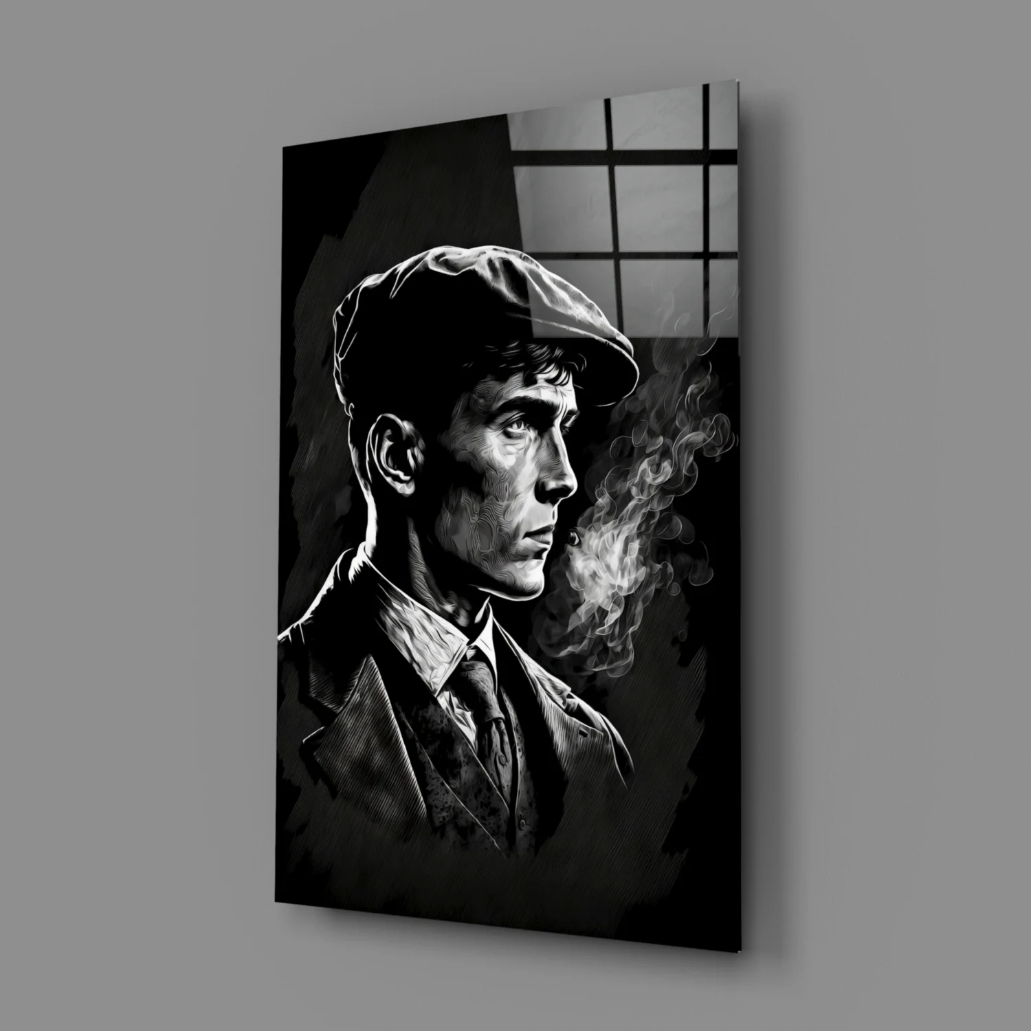 Thomas Shelby - Peaky Blinders Glass Wall Art || Designer Collection - Image 3