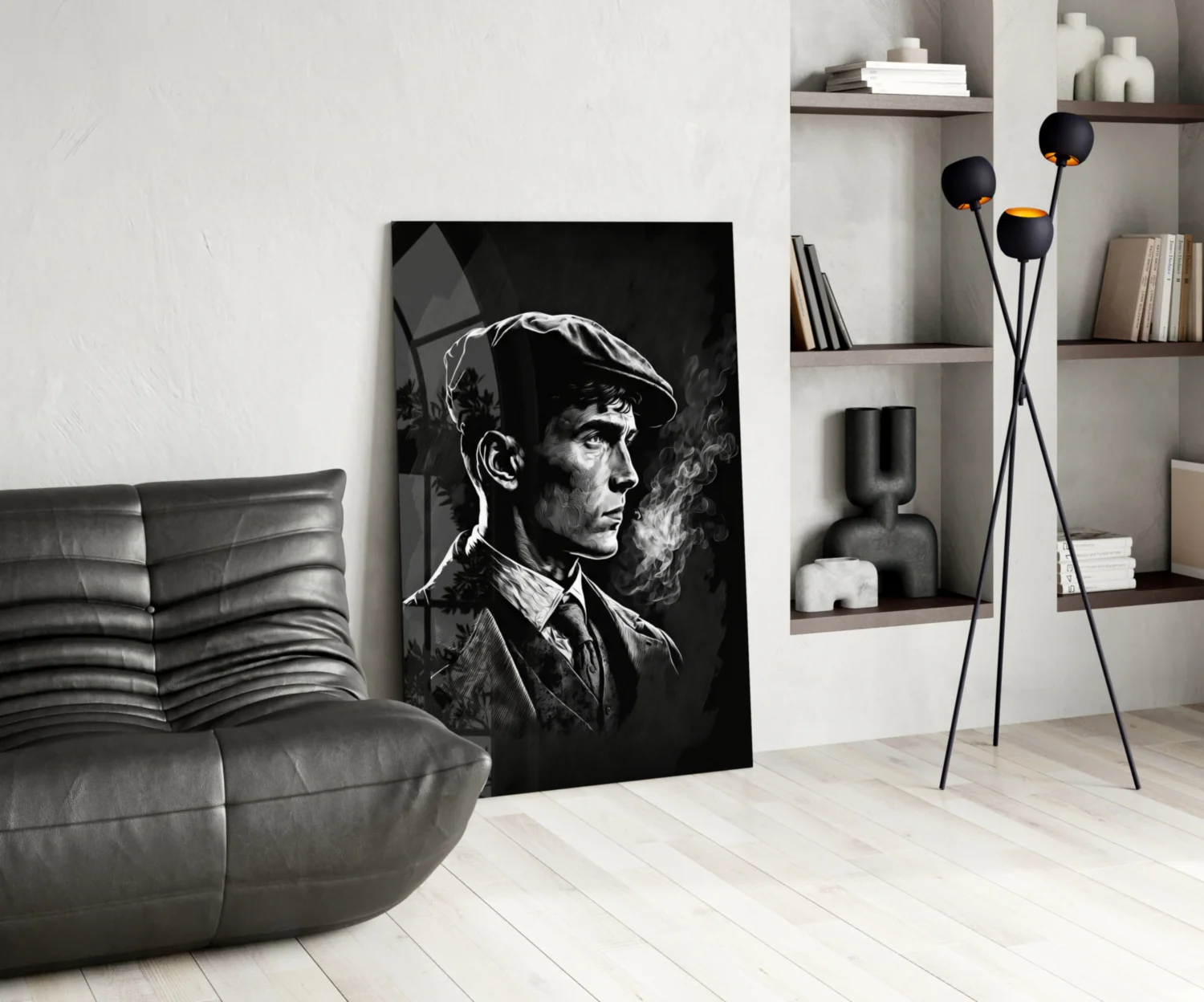Thomas Shelby - Peaky Blinders Glass Wall Art || Designer Collection - Image 6