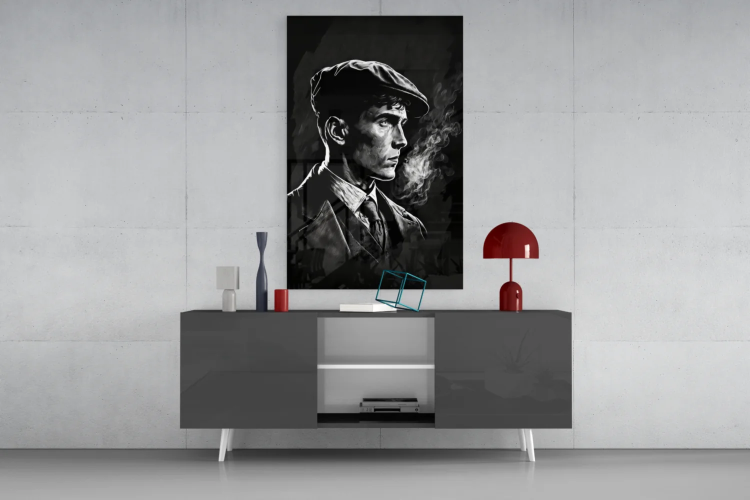 Thomas Shelby - Peaky Blinders Glass Wall Art || Designer Collection - Image 9