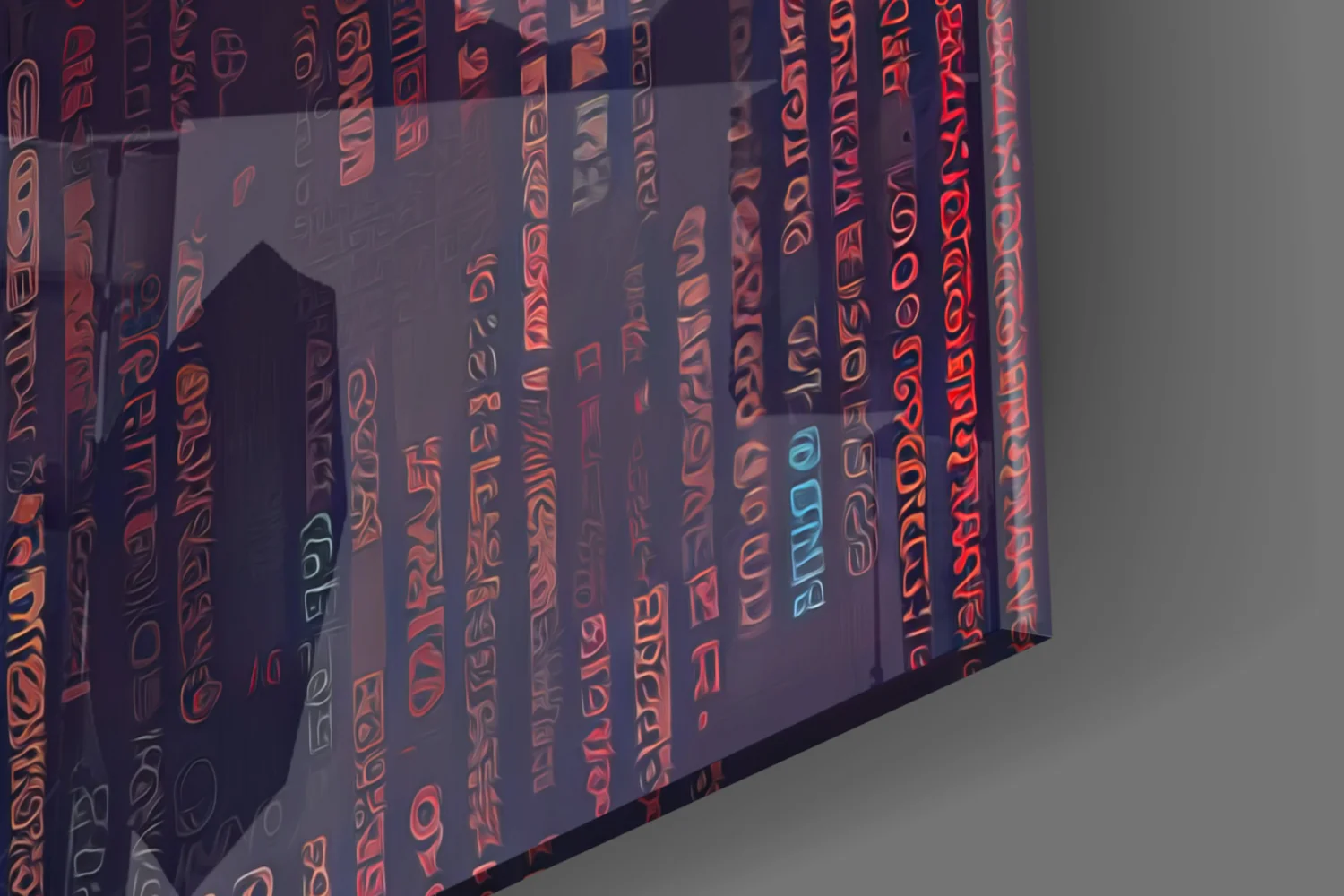 Human Software Glass Wall Art || Designer Collection - Image 8