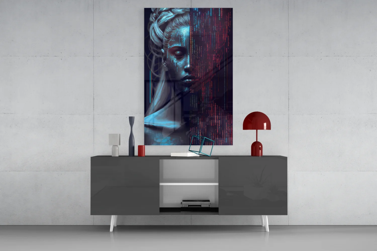 Human Software Glass Wall Art || Designer Collection - Image 9