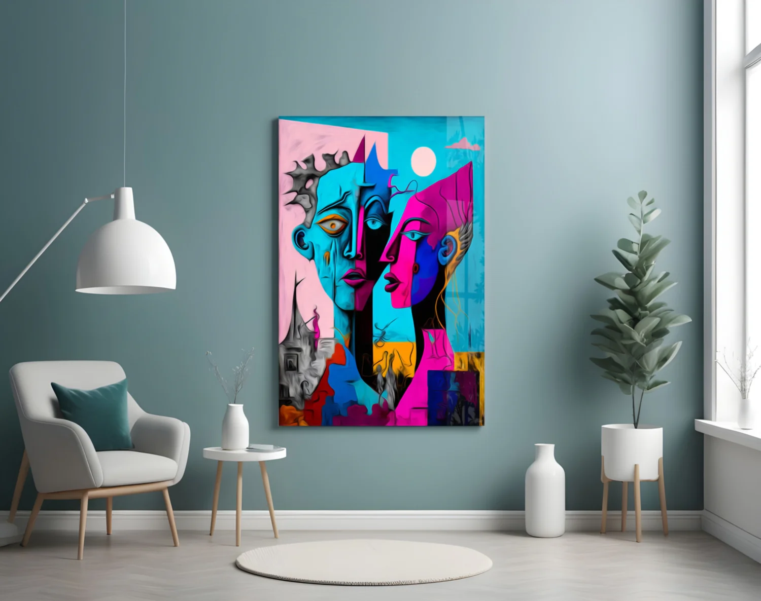 Intimacy Glass Wall Art || Designer Collection - Image 5