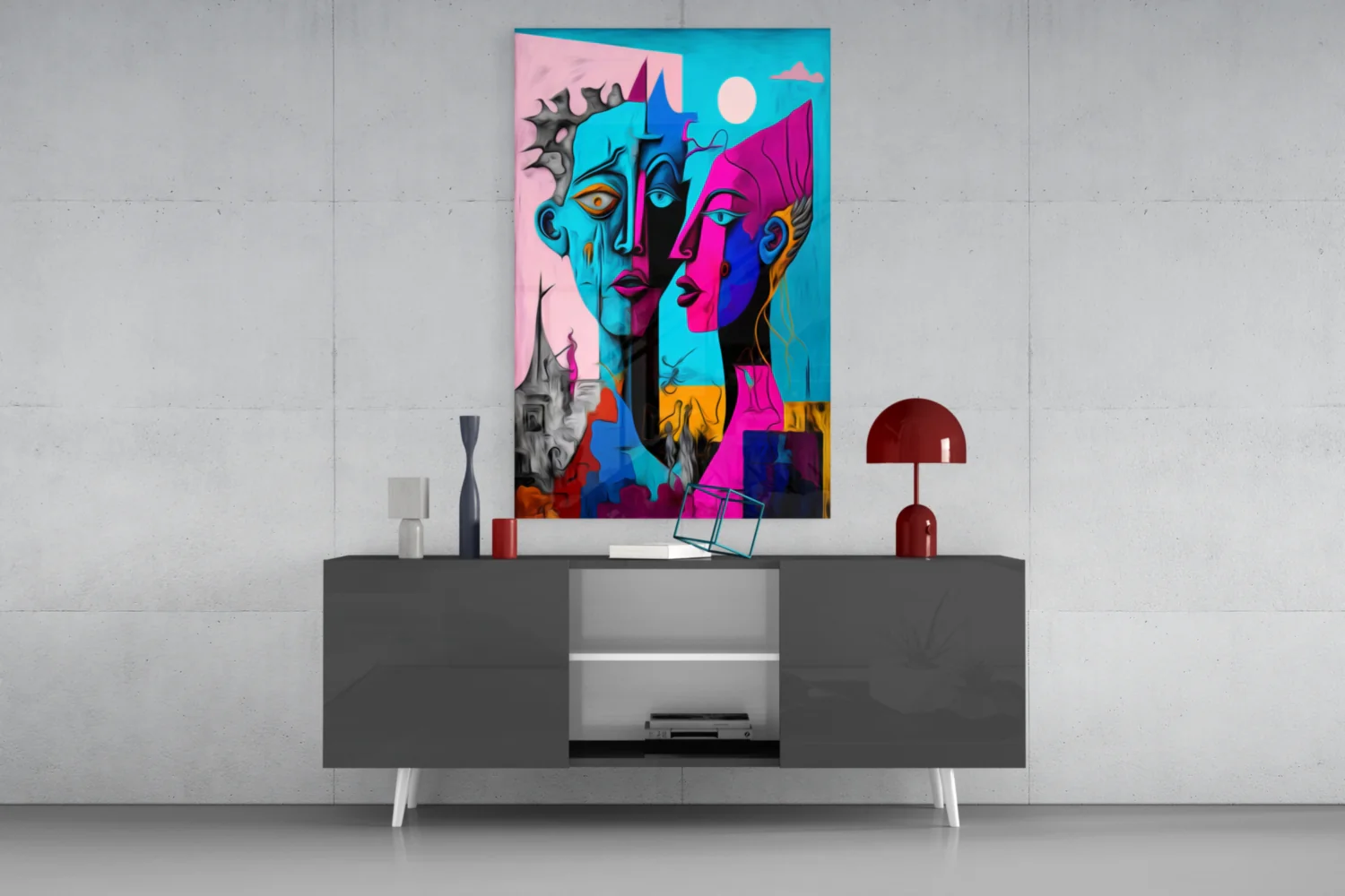 Intimacy Glass Wall Art || Designer Collection - Image 9
