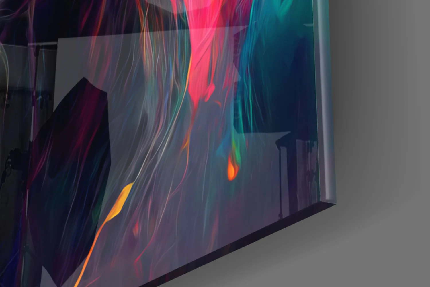 Nobility of the Lion Glass Wall Art || Designer Collection - Image 8