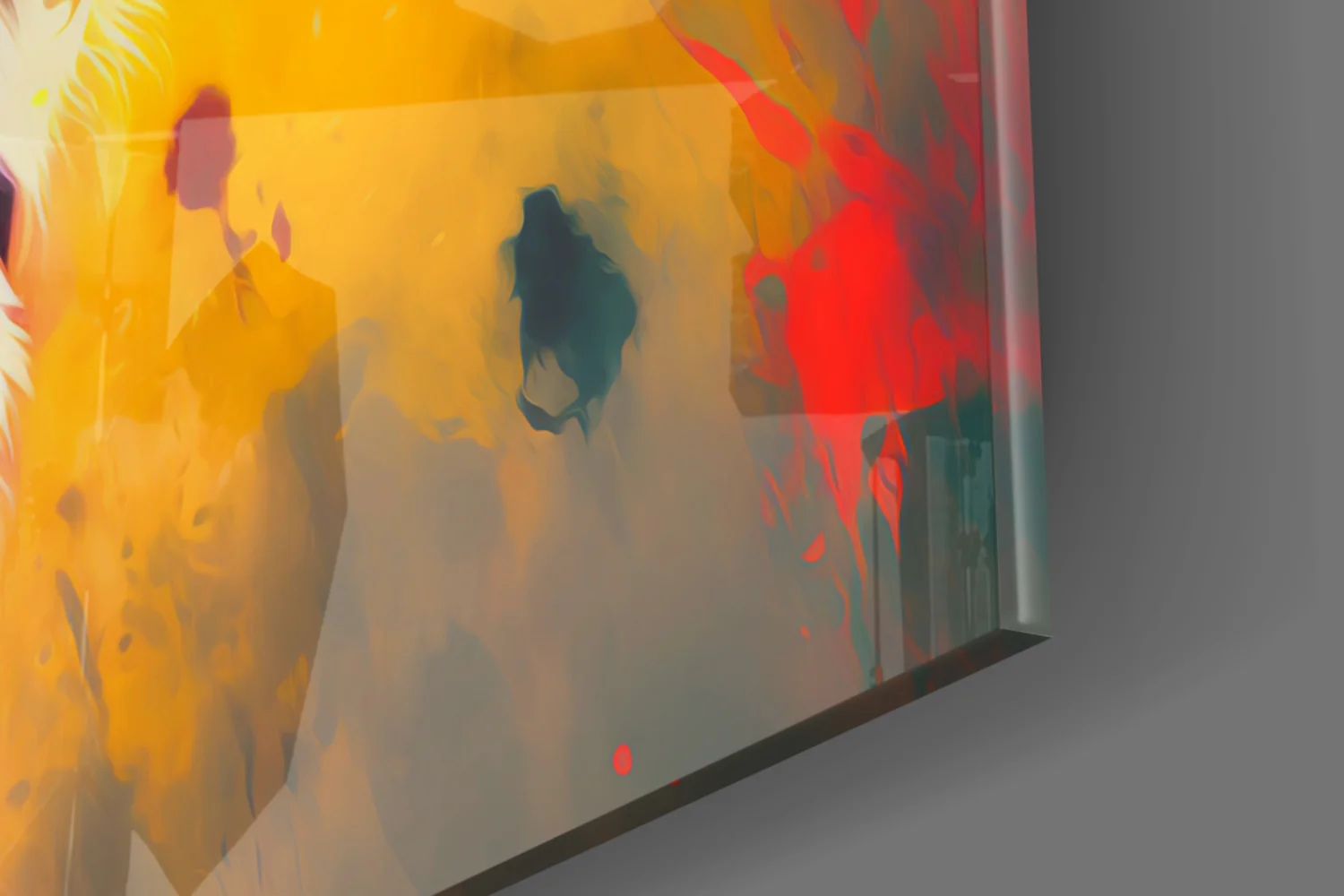 Nobility of the Lion Glass Wall Art || Designer Collection - Image 8