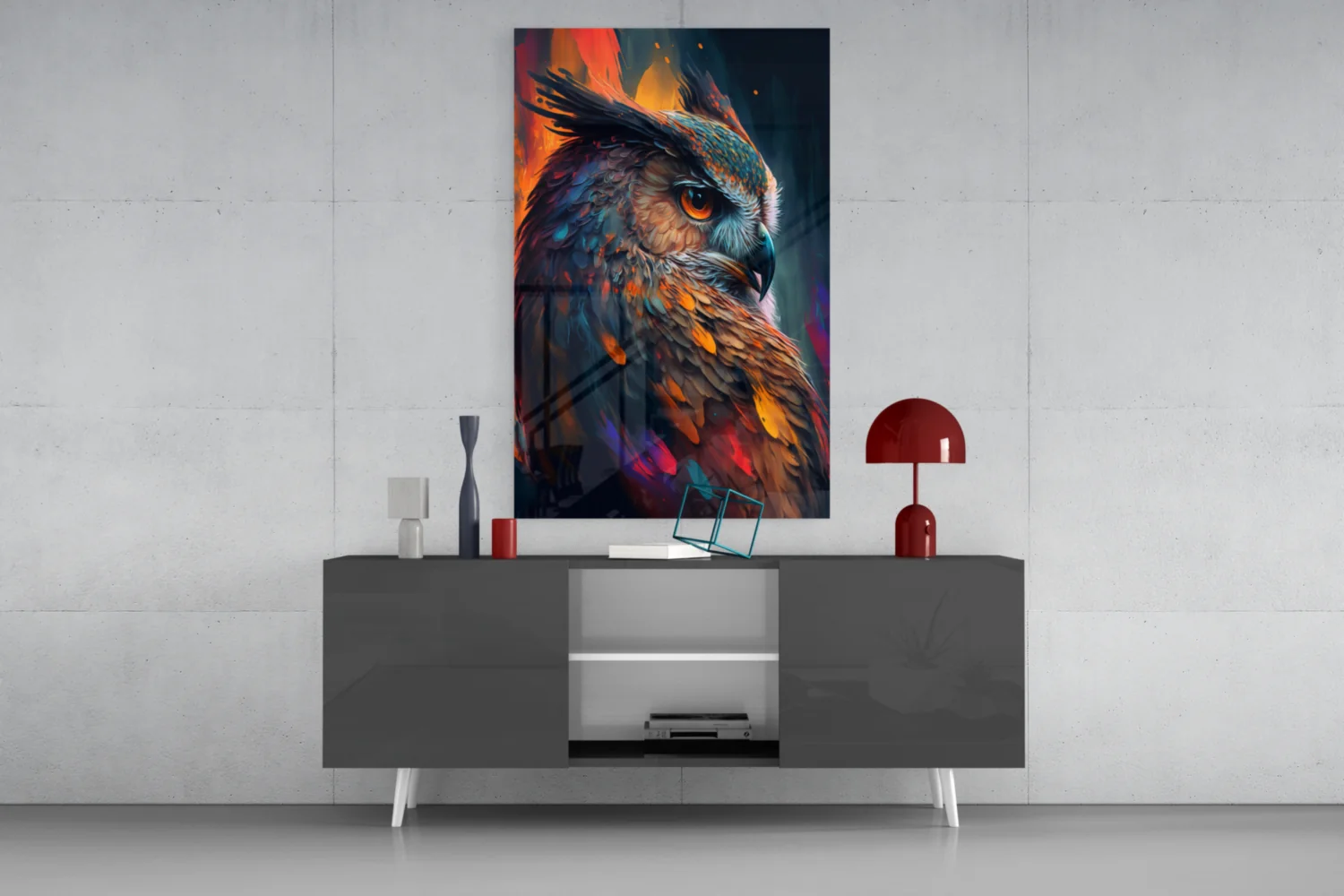 Owl's Eye Glass Wall Art  || Designer Collection - Image 9