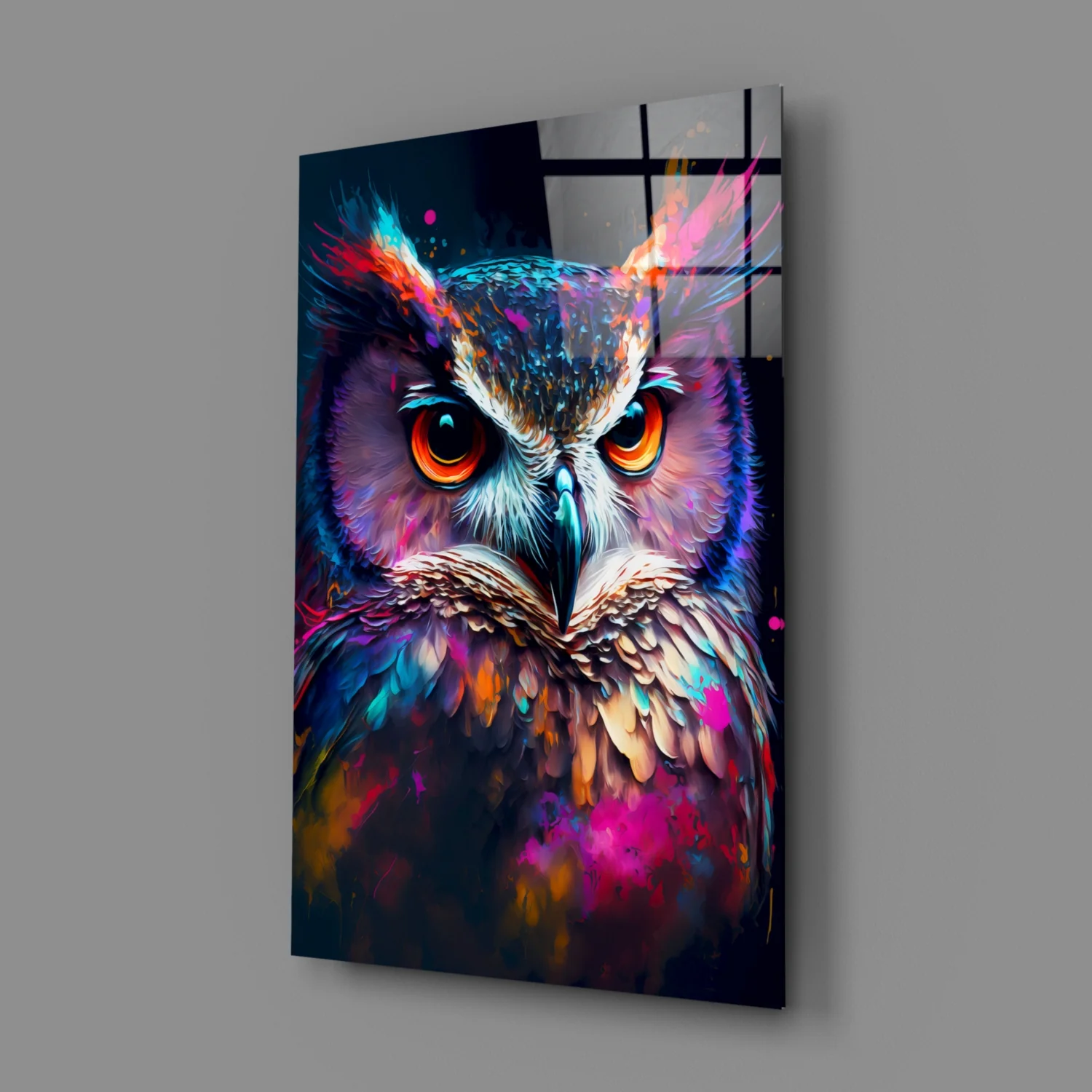Owl's Eye Glass Wall Art || Designer Collection - Image 3