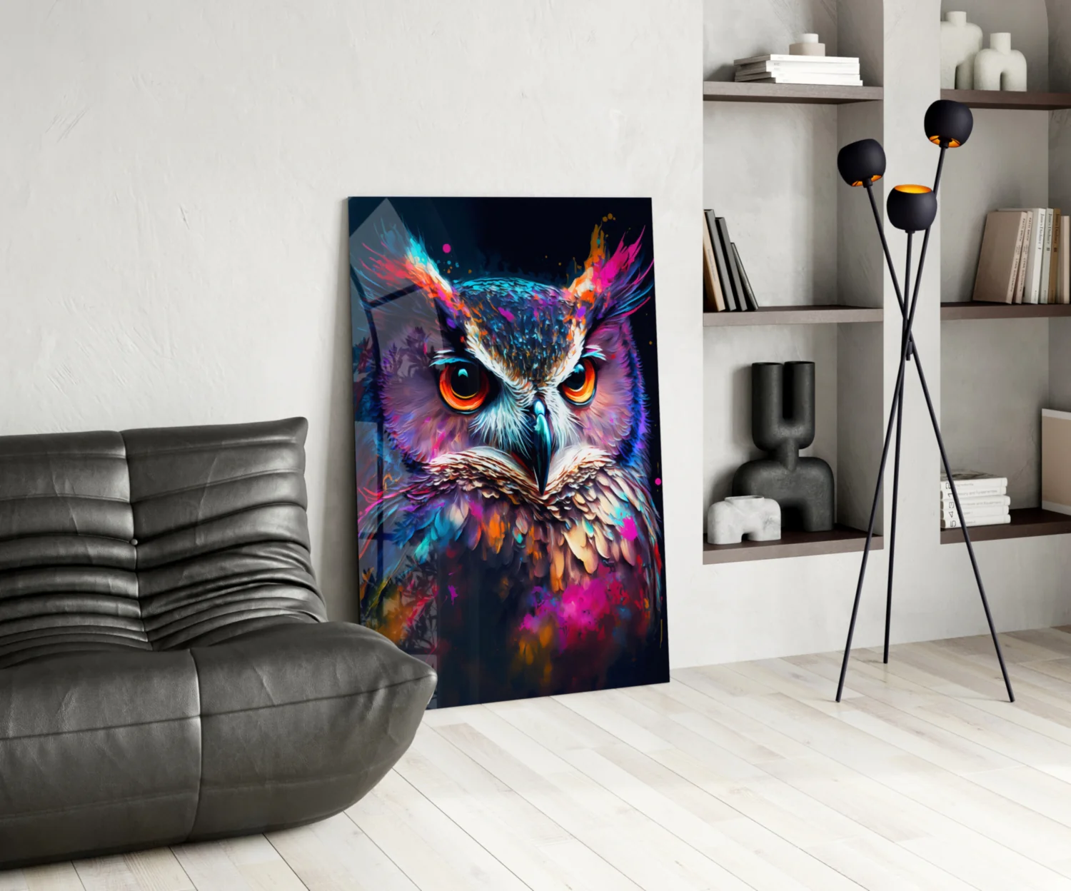 Owl's Eye Glass Wall Art || Designer Collection - Image 6