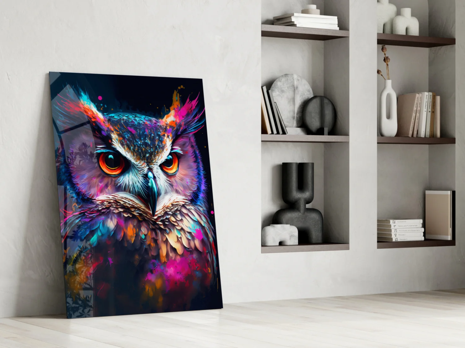 Owl's Eye Glass Wall Art || Designer Collection - Image 7