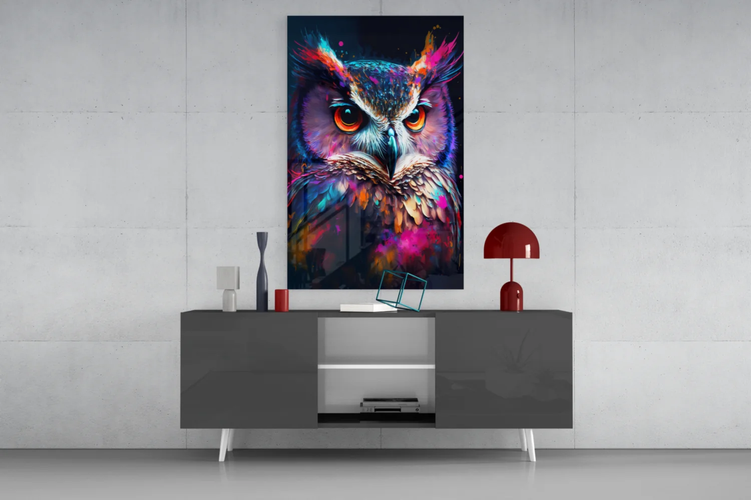 Owl's Eye Glass Wall Art || Designer Collection - Image 9