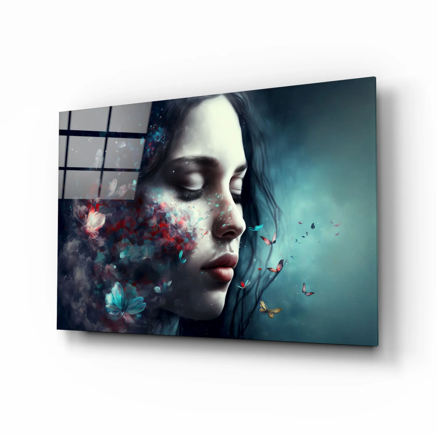 Butterfly Dreams Glass Wall Art  || Designer Collection - Image 2