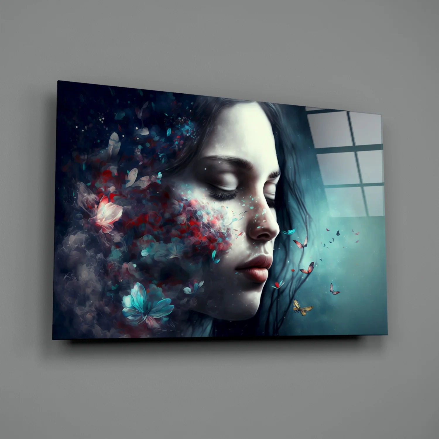 Butterfly Dreams Glass Wall Art  || Designer Collection - Image 3
