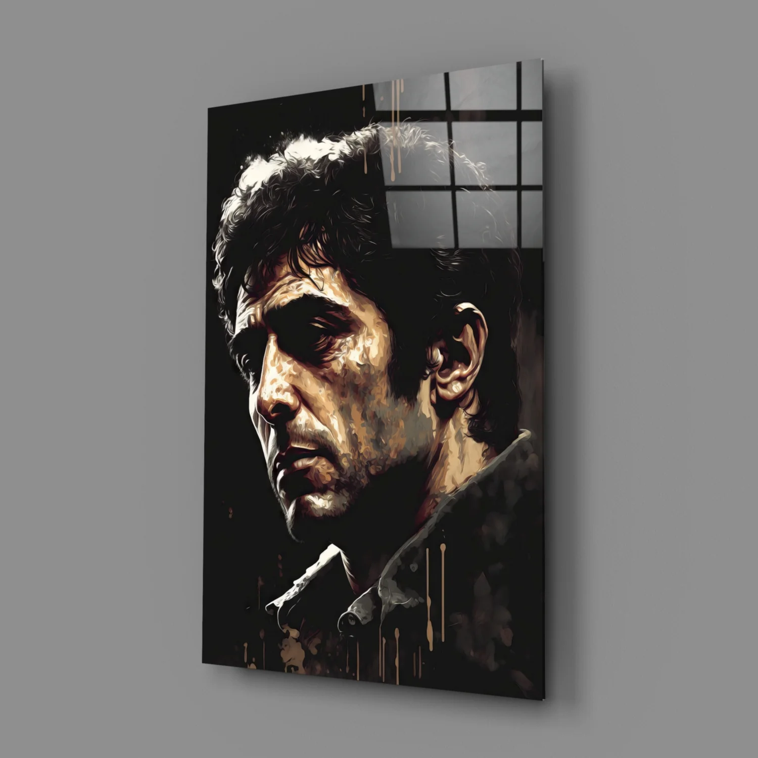 Al Pacino Glass Wall Art  || Designer Collection - Image 3