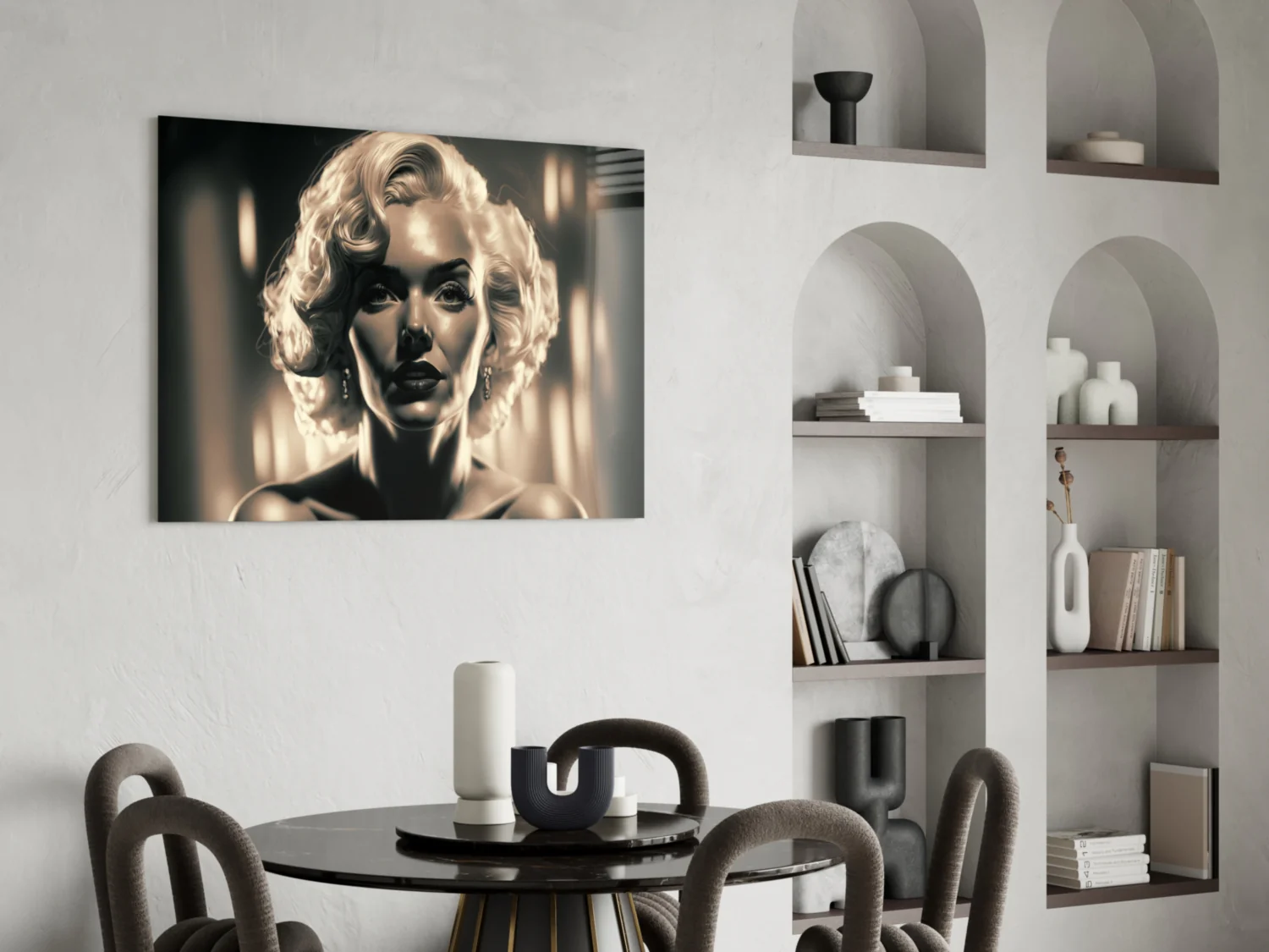 Marilyn Monroe Glass Wall Art  || Designer Collection - Image 5