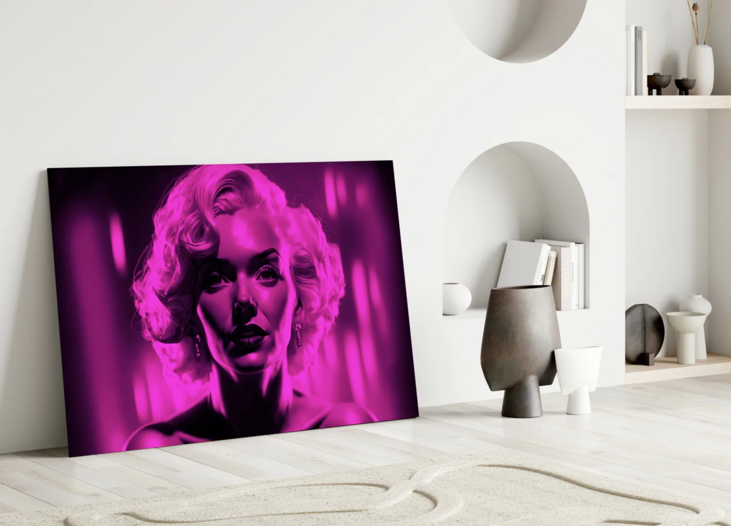 Marilyn Monroe Glass Wall Art  || Designer Collection - Image 3
