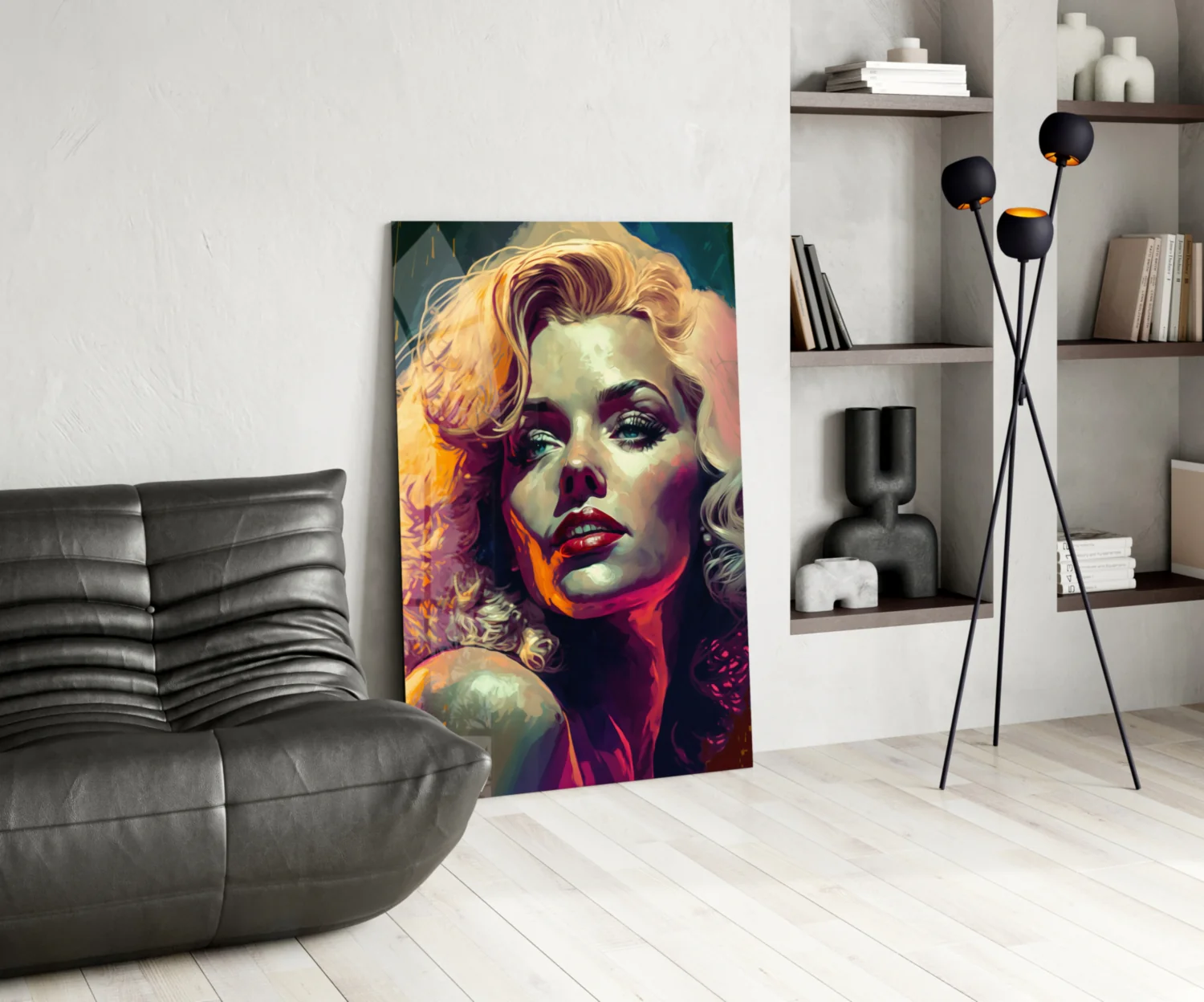 Marilyn Monroe Glass Wall Art  || Designer Collection - Image 5