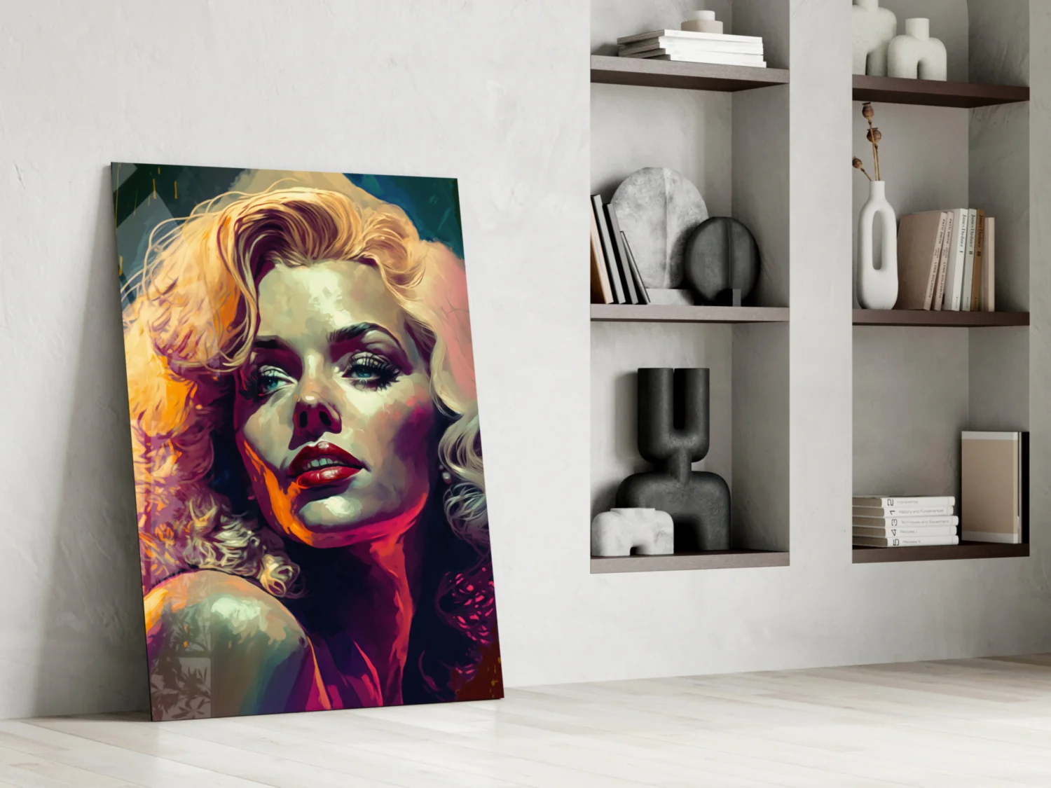 Marilyn Monroe Glass Wall Art  || Designer Collection - Image 6
