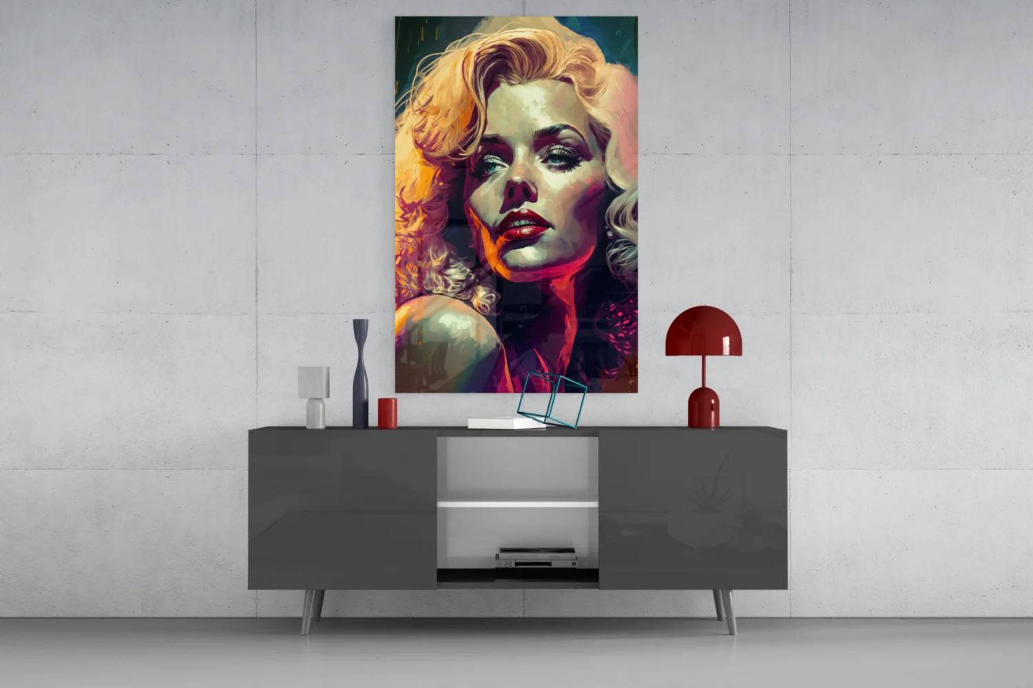Marilyn Monroe Glass Wall Art  || Designer Collection - Image 8