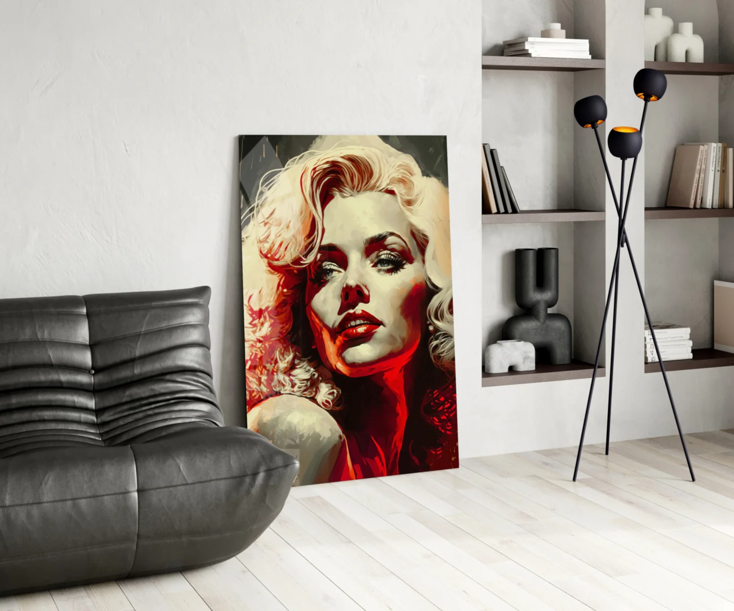 Marilyn Monroe Glass Wall Art || Designer Collection - Image 5