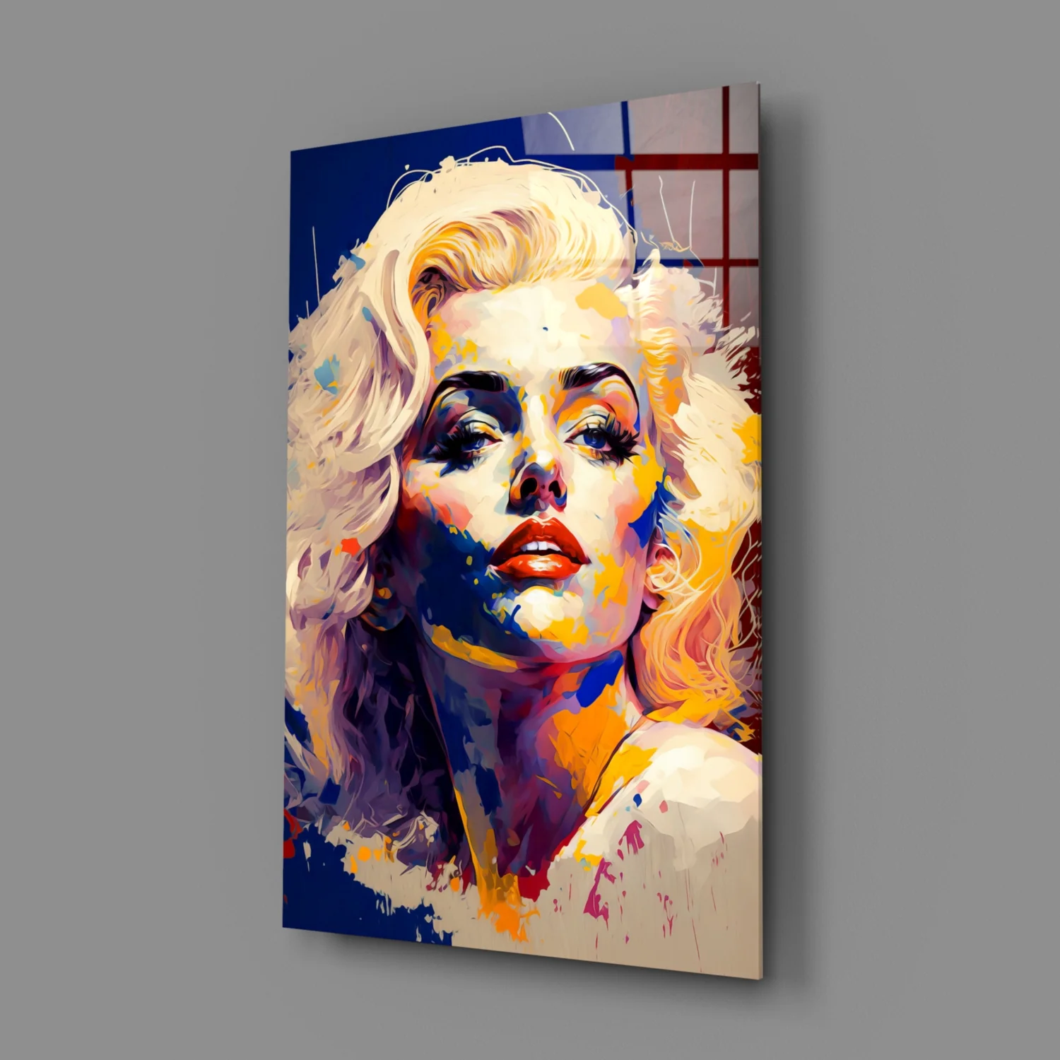 Marilyn Monroe Glass Wall Art  || Designer Collection - Image 2