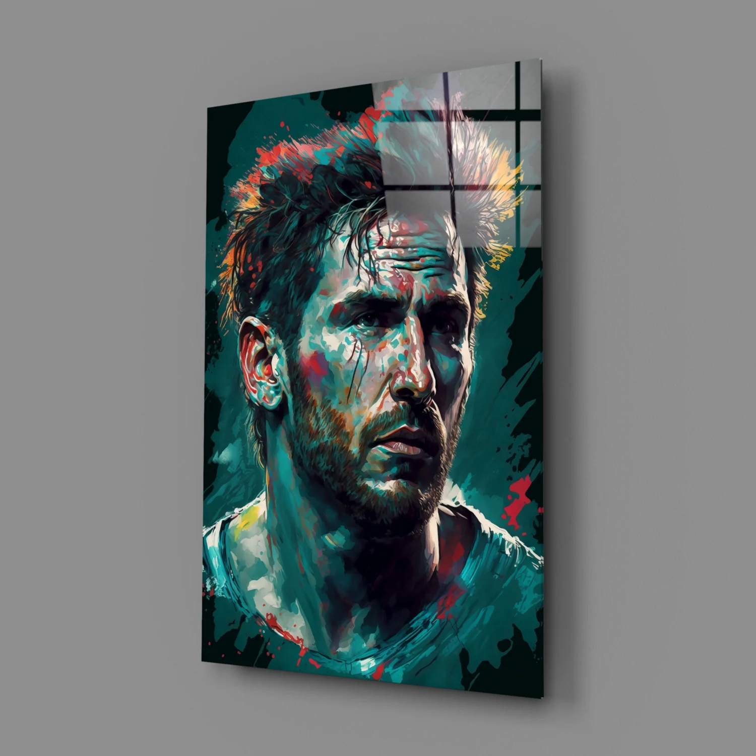 Messi Glass Wall Art  || Designer Collection - Image 2