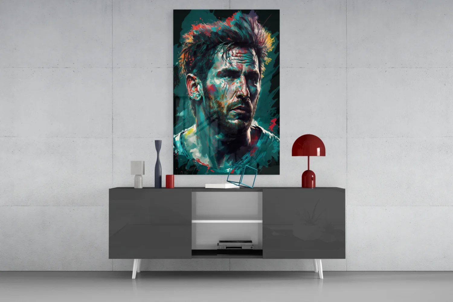 Messi Glass Wall Art  || Designer Collection - Image 8