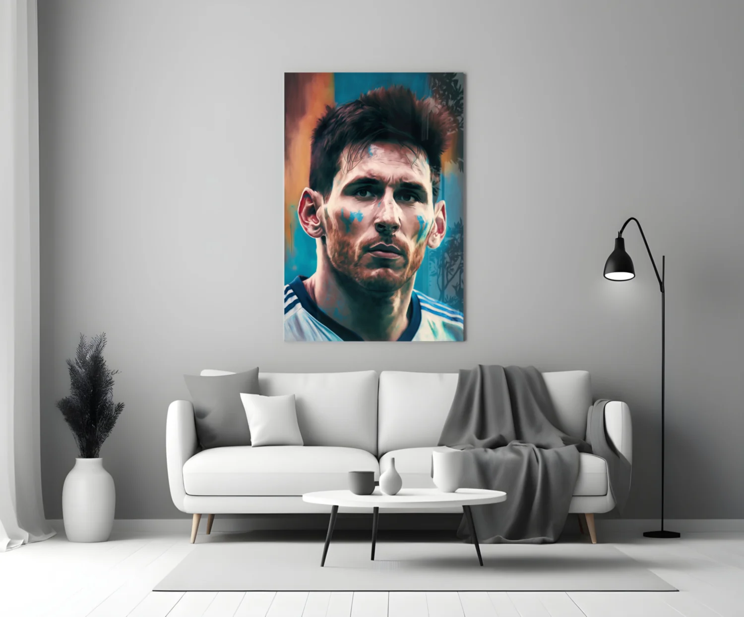 Messi Glass Wall Art  || Designer Collection - Image 3