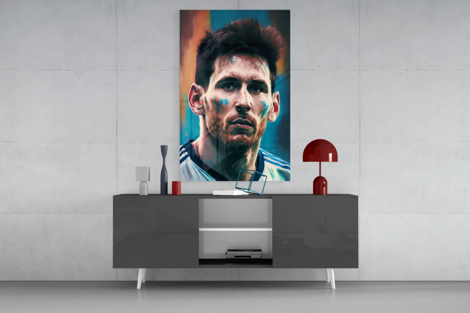 Messi Glass Wall Art  || Designer Collection - Image 8
