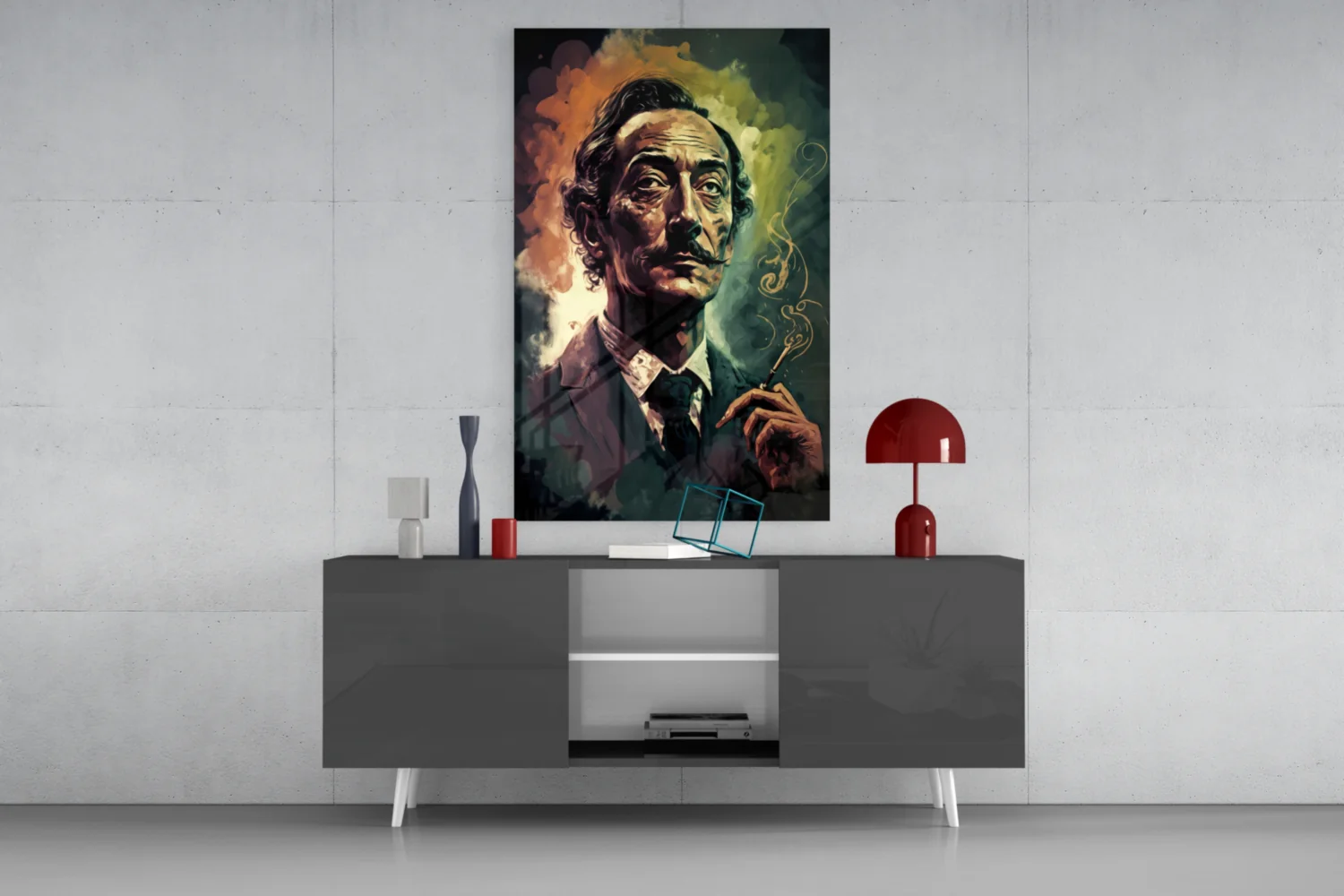 Salvador Dali Glass Wall Art || Designer Collection - Image 8