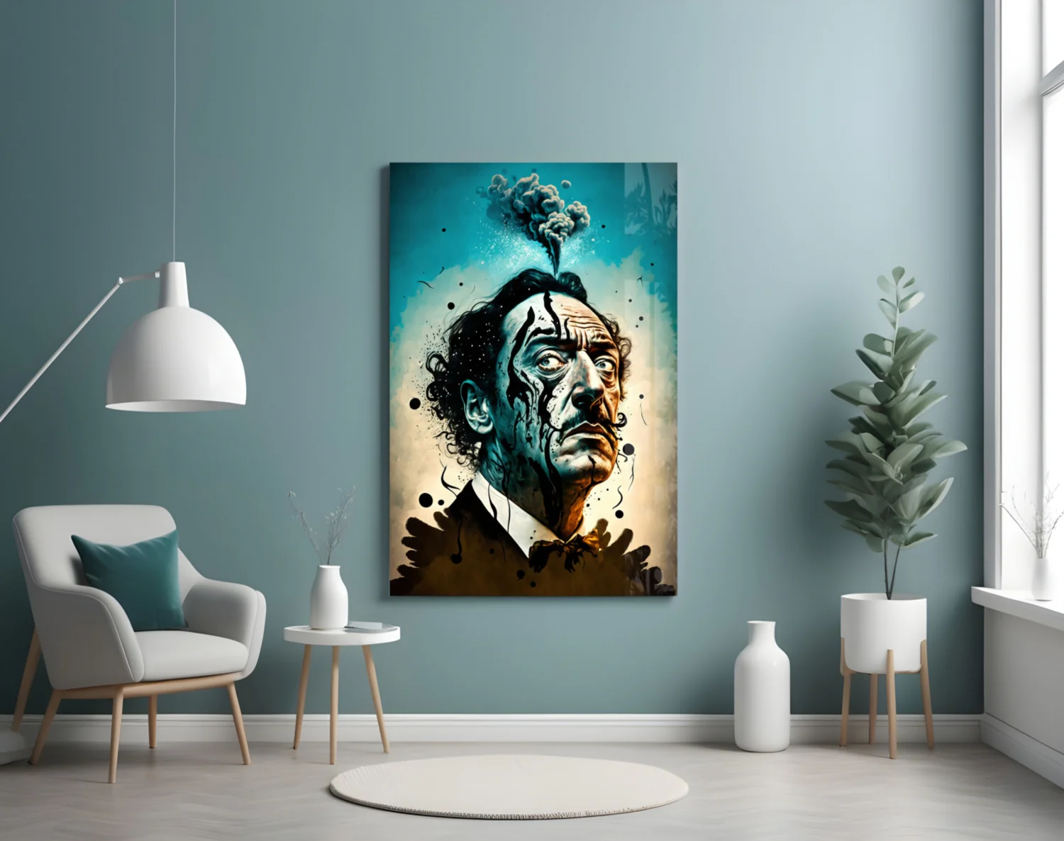 Salvador Dali Glass Wall Art  || Designer Collection - Image 4