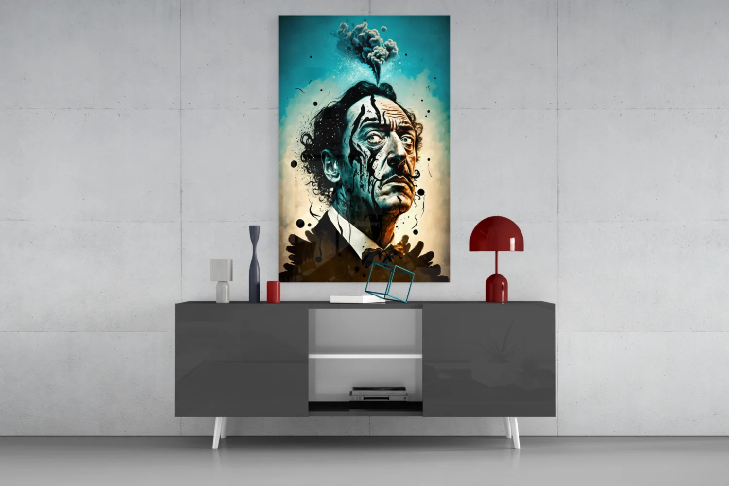 Salvador Dali Glass Wall Art  || Designer Collection - Image 8
