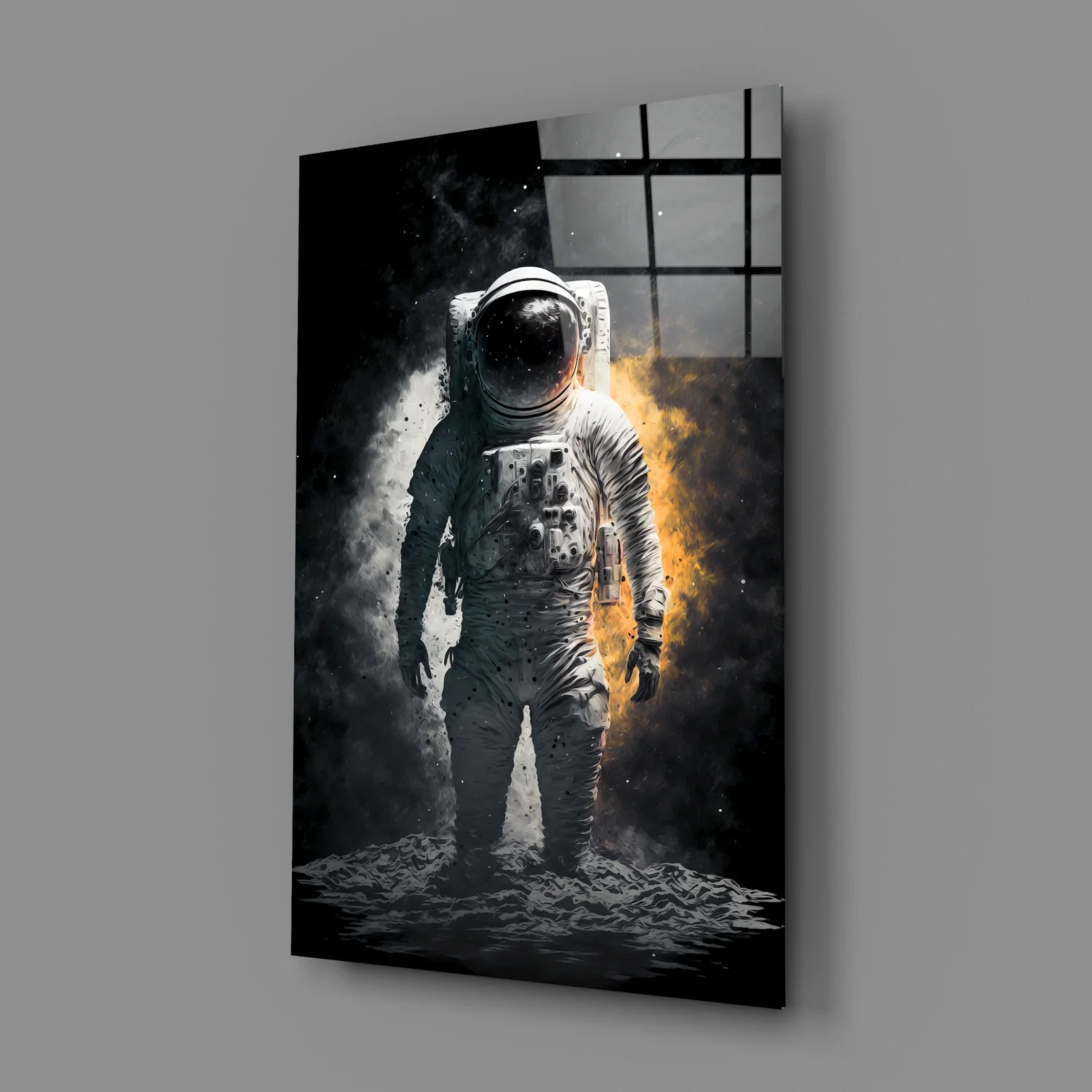 Astronaut  Glass Wall Art  || Designer Collection - Image 2