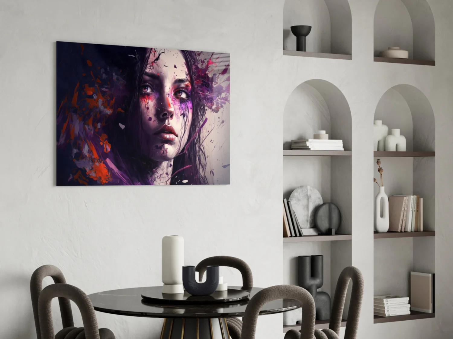 Beauty of a Sadness Glass Wall Art  || Designer Collection - Image 5