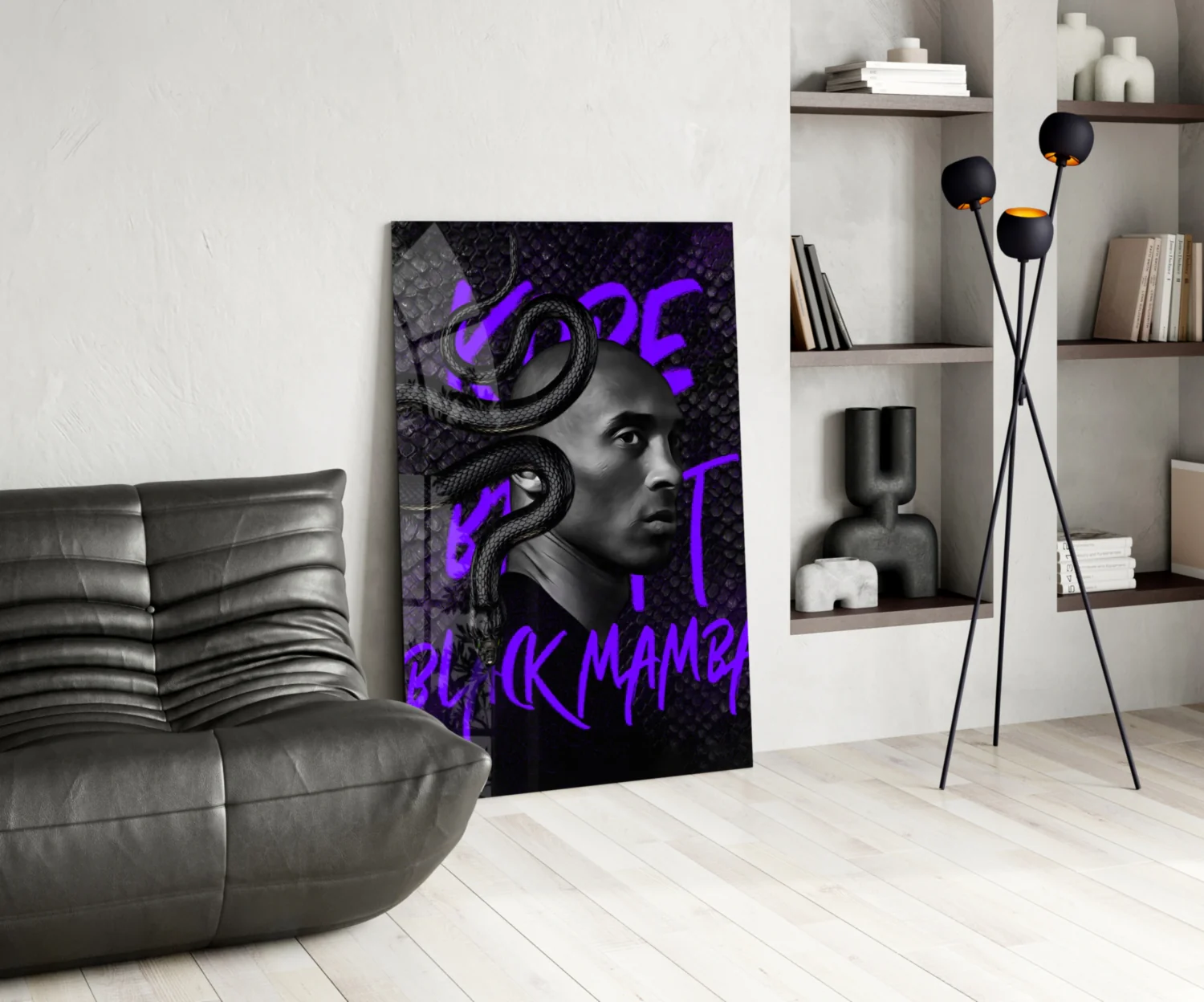 Kobe Bryant, Black Mamba Glass Wall Art || Designer Collection - Image 5