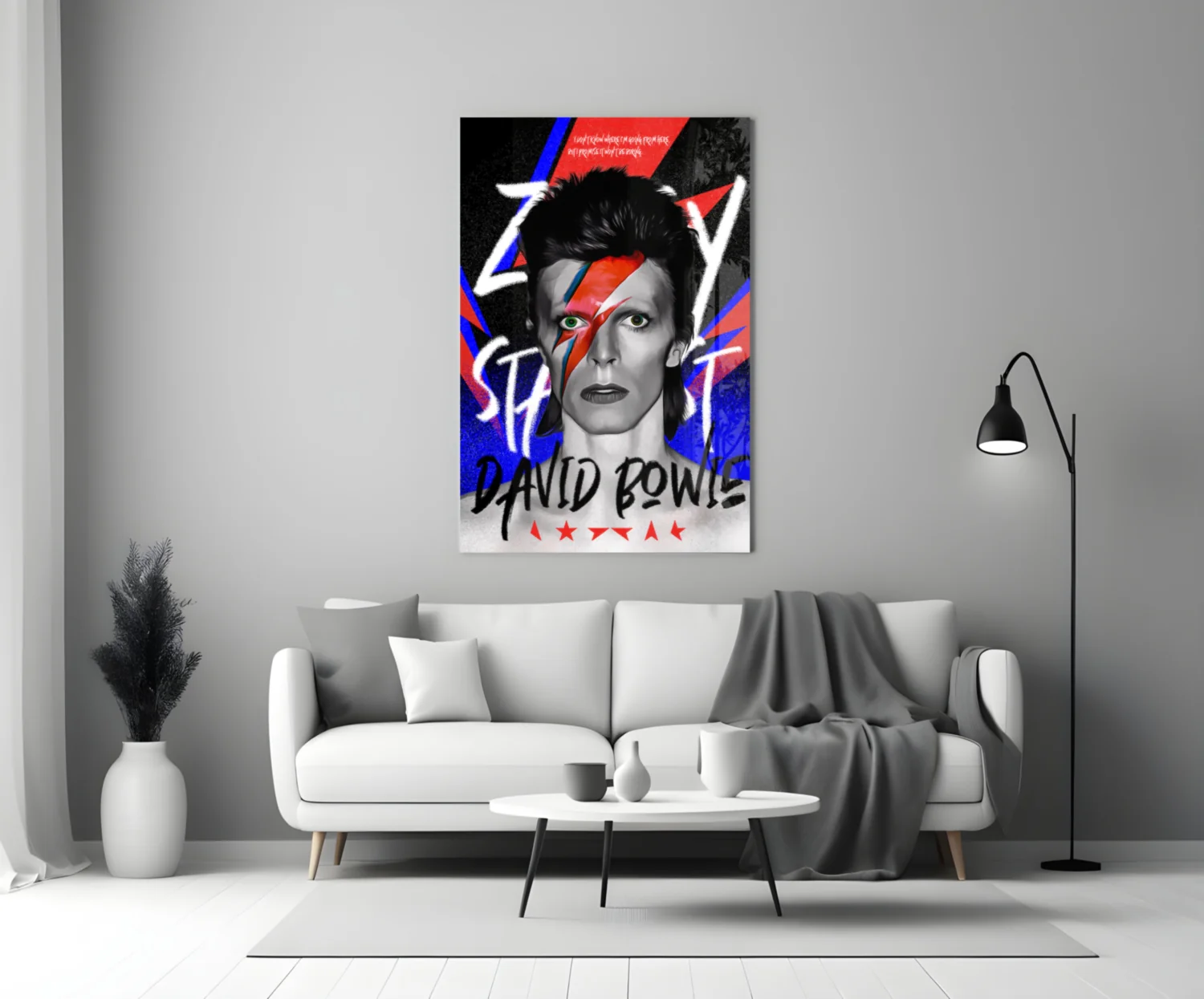 David Bowie Glass Wall Art || Designers Collection - Image 3