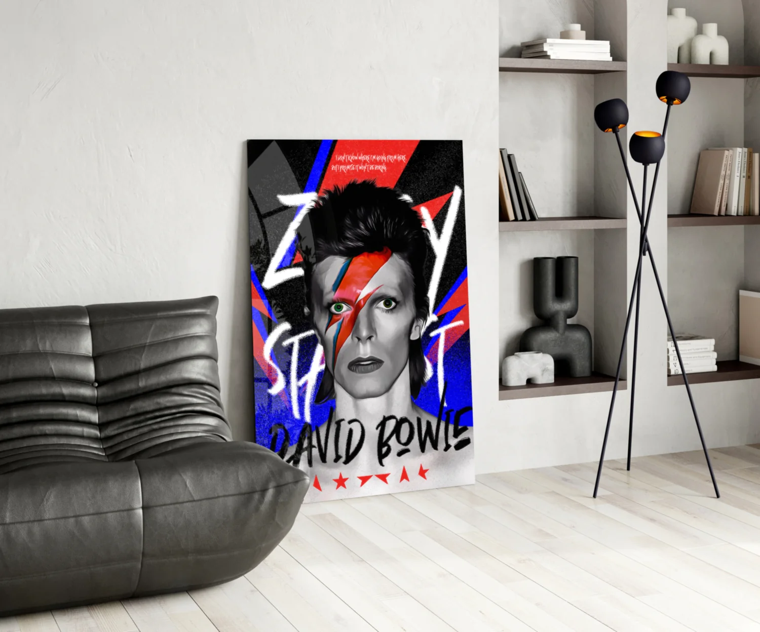 David Bowie Glass Wall Art || Designers Collection - Image 5