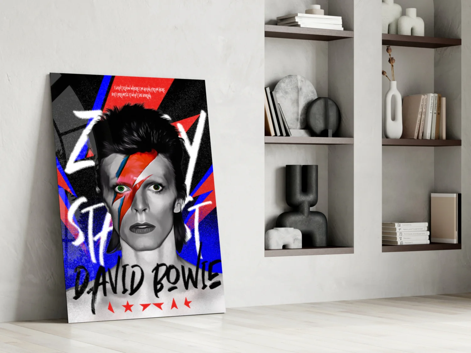 David Bowie Glass Wall Art || Designers Collection - Image 6