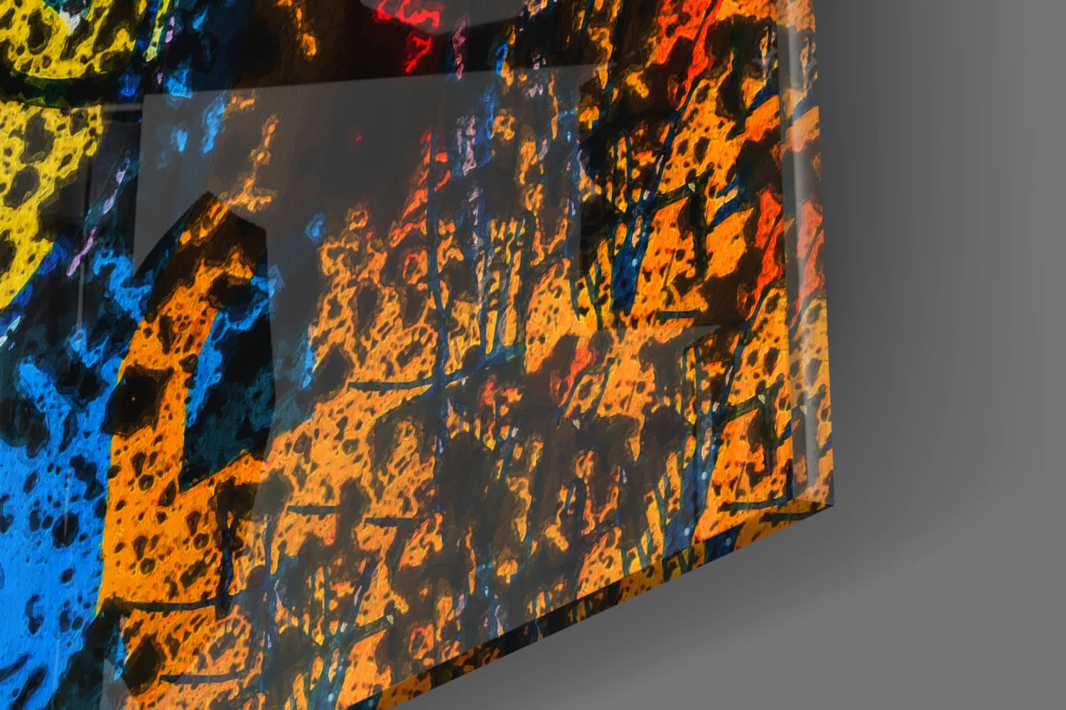 Style of Jean-Michel Basquiat Glass Wall Art || Designer Collection - Image 7