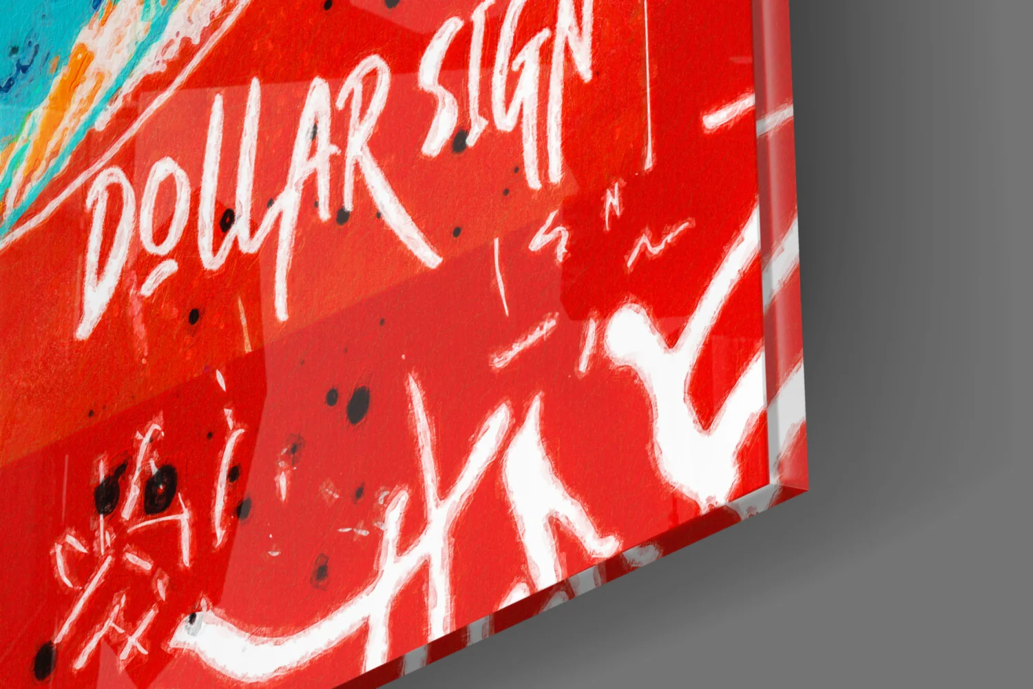 Andy Warhol and Dollar Glass Wall Art || Designer Collection - Image 7
