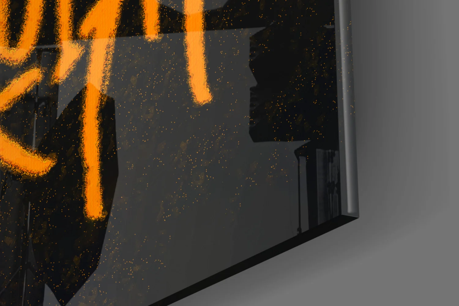 Style of Jean-Michel Basquiat Glass Wall Art || Designer Collection - Image 7