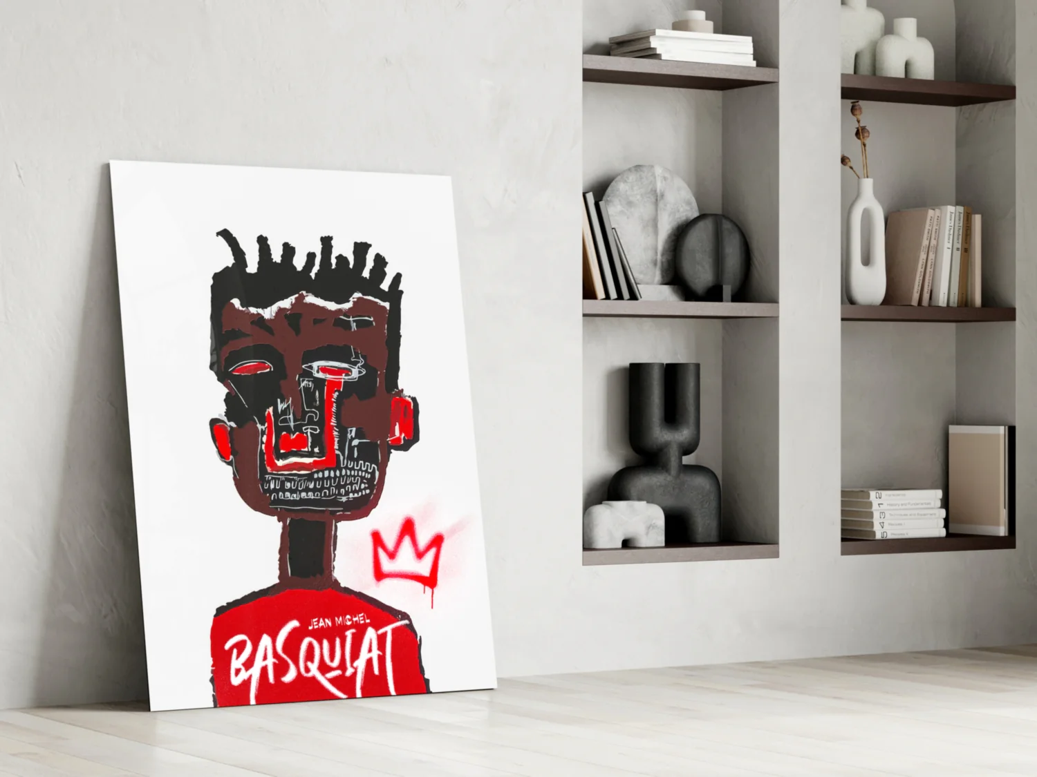 Style of Jean-Michel Basquiat Glass Wall Art || Designer Collection - Image 6