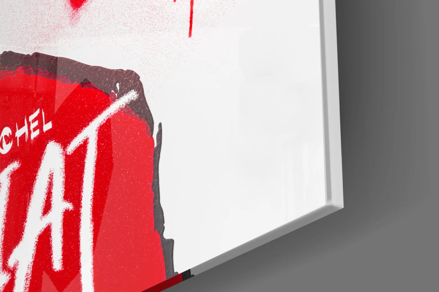 Style of Jean-Michel Basquiat Glass Wall Art || Designer Collection - Image 7
